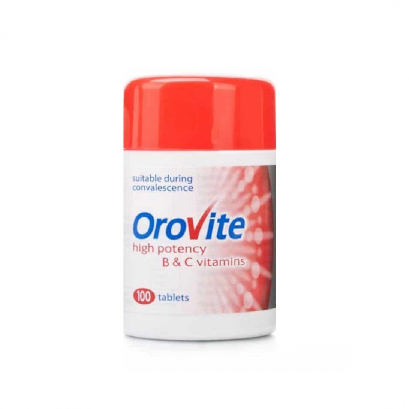 Orovite High Potency B & C Vitamin Tablets 100s